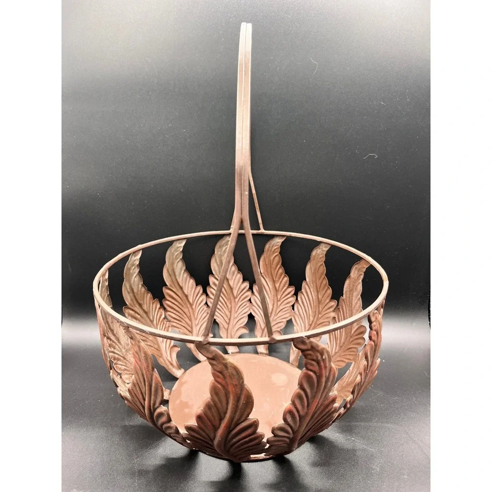 Decorative Metal‎ Fern Leaf Basket Handle 12